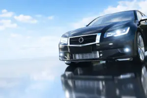 Black luxury SUV arriving for FIFA 2026