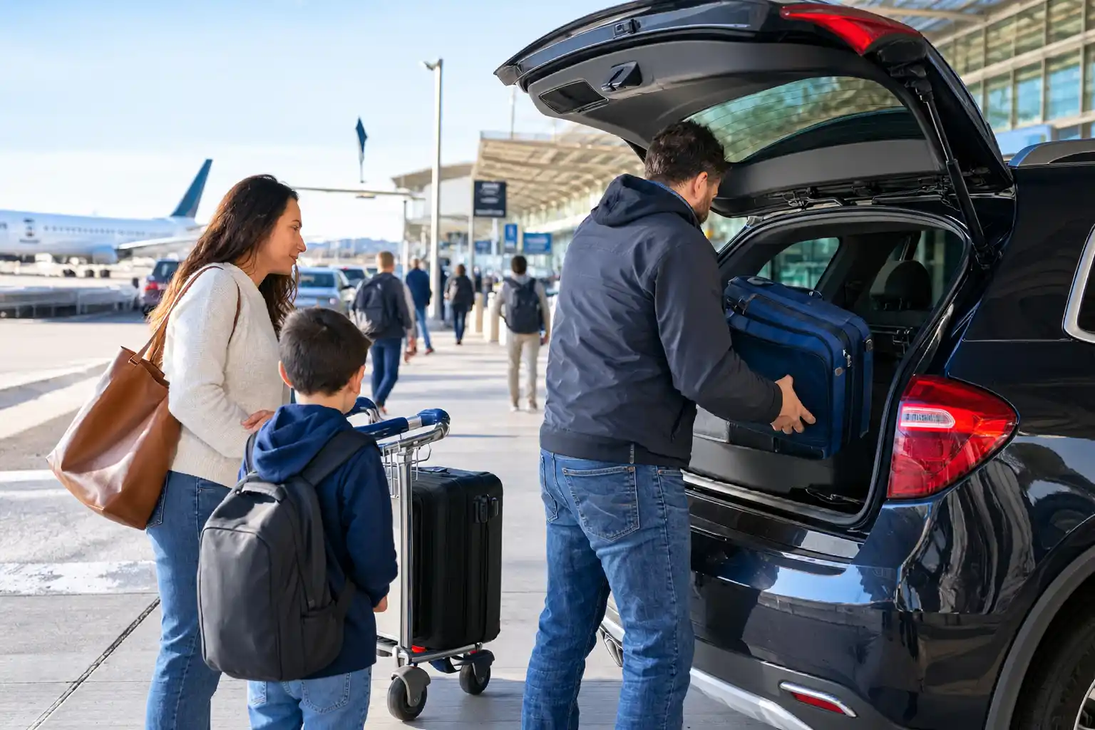 vehicle size for airport ride