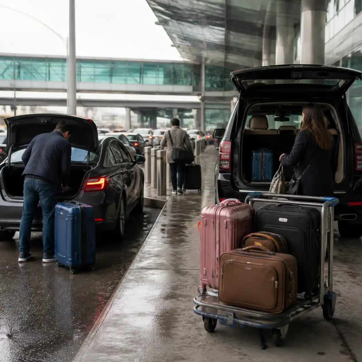 vehicle size for airport ride